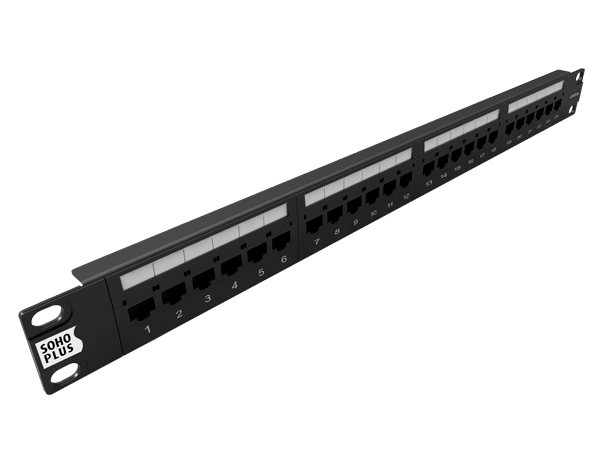 PATCH PANEL SOHOPLUS CAT6 T568A/B 24P - ROHS 